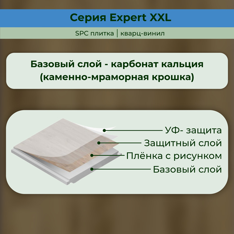 25EL25 Кварцвинил замковый STRONG STEP Эксперт+ 181x1500x5 Шервуд