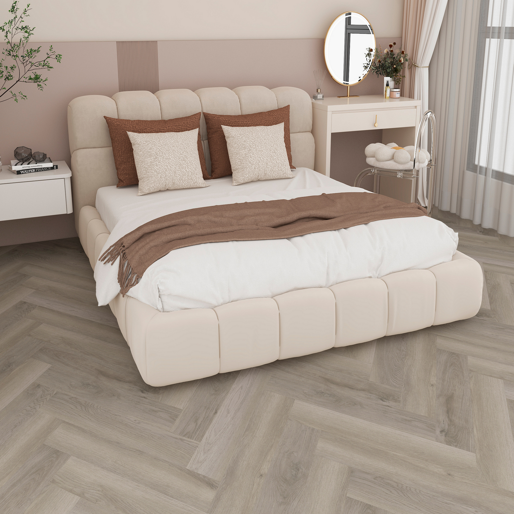 35ID42 SPC плитка STRONG STEP Ideal 126x630x5 Муссон